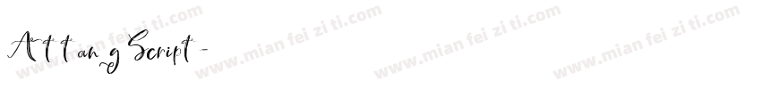 Attang Script字体转换